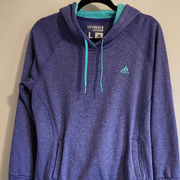 Adidas Women's Ultimate Climawarm Hoodie, Front Side Pockets, Size Large - Picture 1 of 16